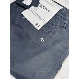 Rag And Bone Men's Black Standard Chino Classic Fit Size 33/32         MSRP $228